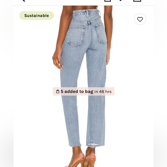 Agolde 90s pinch waist jeans - Picture 4 of 5